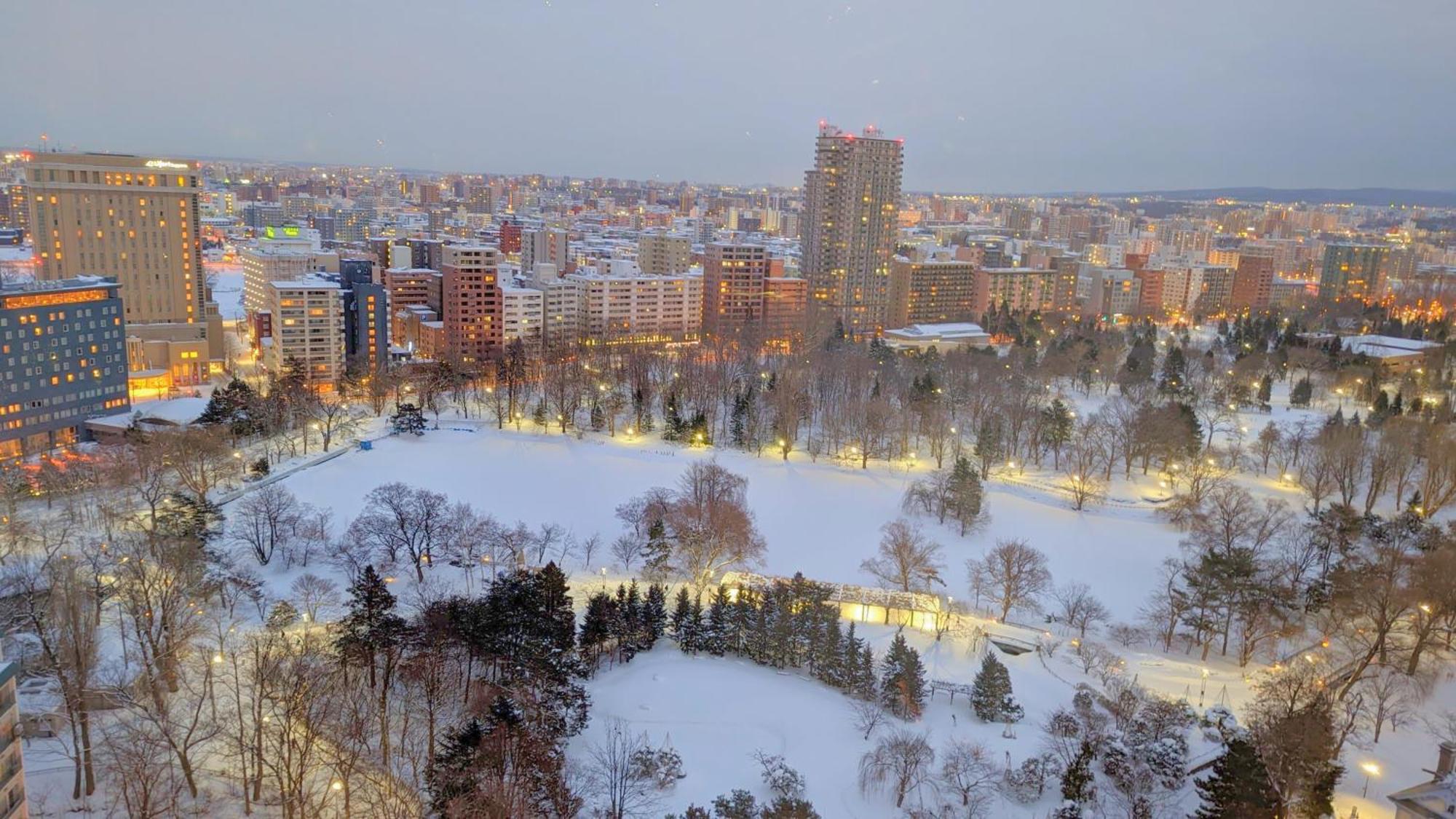 Premier Hotel Nakajima Park Сапоро Екстериор снимка Harrods Run in the winter